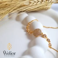 دستبند شیک و مینیمال زنانه مناسب استایل روزمره