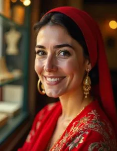 گوشواره برای صورت بیضی